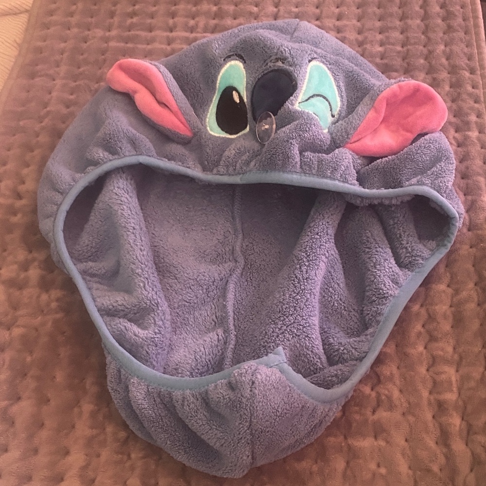 Stitch Cute Stitch Pattern Dry Hair Cap Towel